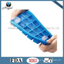 18-cavidade quadrado silicone gelo molde fabricante cube bandeja Si12